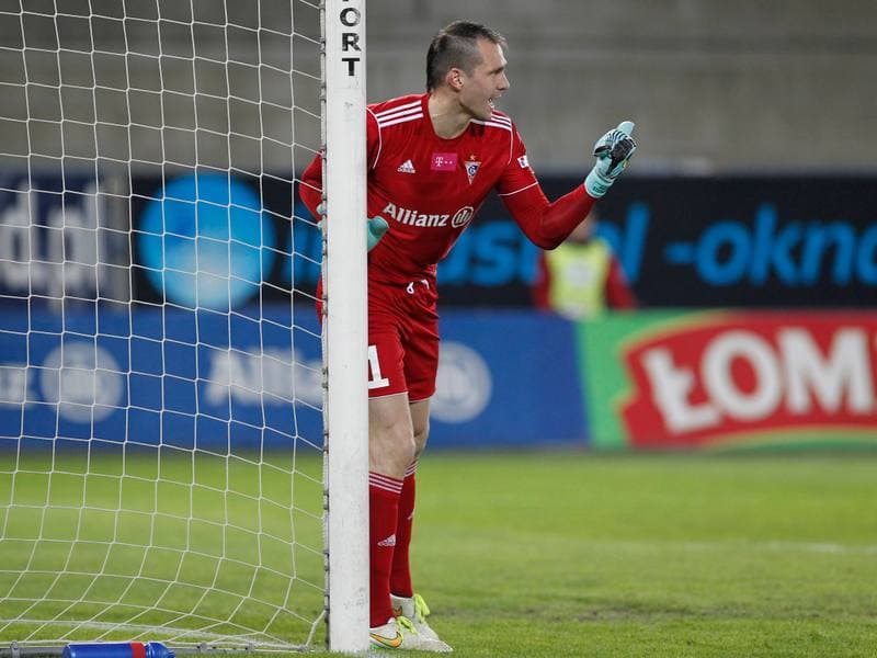 Football. T-Mobile Ekstraklasa. Gornik Zabrze - Zawisza Bydgoszcz. 29.04.2015