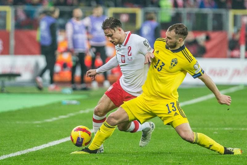 Football. FIFA World Cup Qualifiers. Poland - Sweden. 29.03.2022