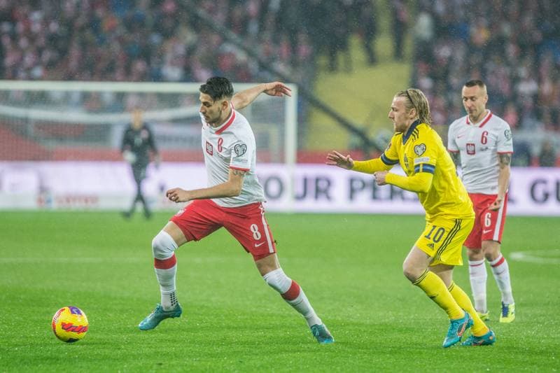 Football. FIFA World Cup Qualifiers. Poland - Sweden. 29.03.2022
