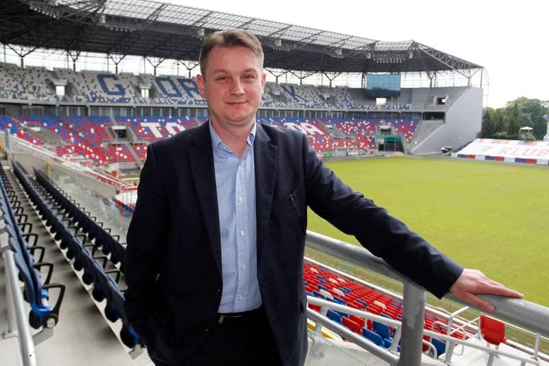 Football. Gornik Zabrze. Press Conference. 27.05.2016