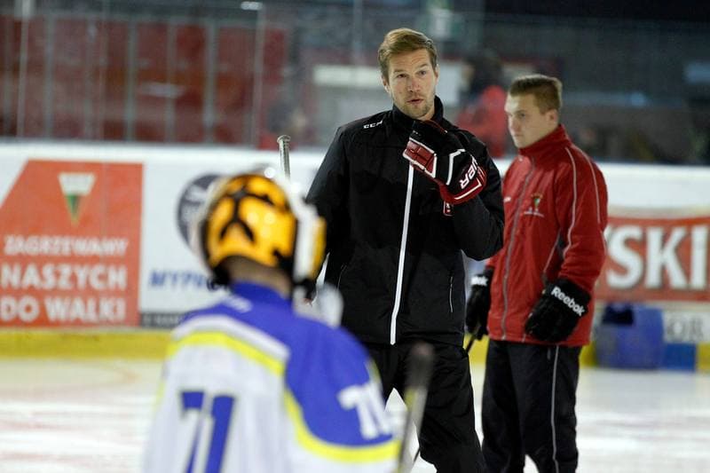Ice Hockey. Poland national team. Training. 30.09.2018