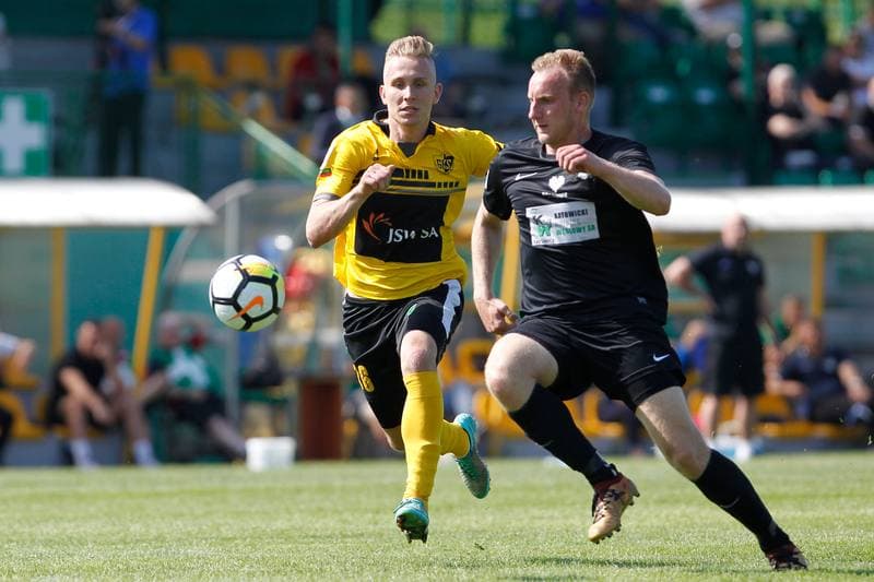 Football. II Liga. Rozwoj Katowice - GKS 1962 Jastrzebie. 12.05.2018