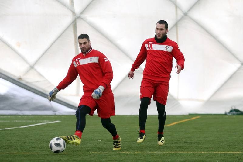 Football. Zaglebie Sosnowiec. Training. 08.01.2019