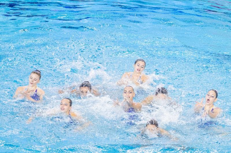 Artistic Swimming. European Games. Team Acrobatic Routine. 24.06.2023