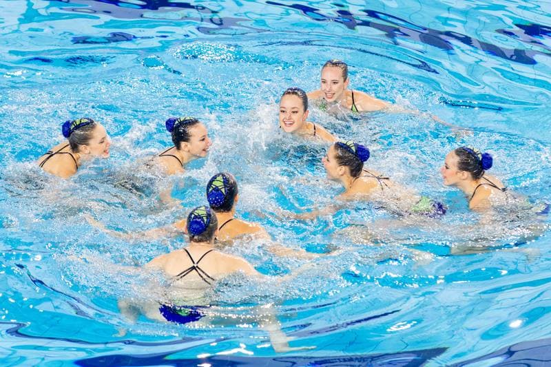 Artistic Swimming. European Games. Team Acrobatic Routine. 24.06.2023