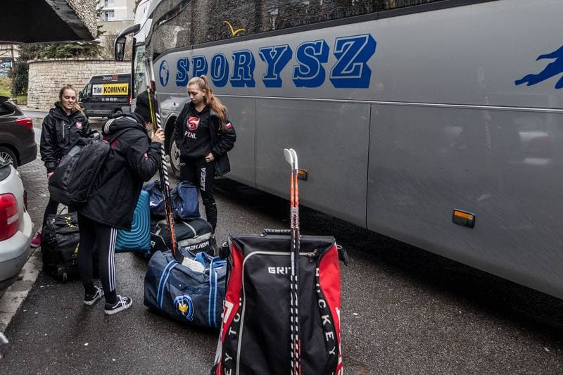 Ice Hockey. Poland national team. Departure. 05.02.2020