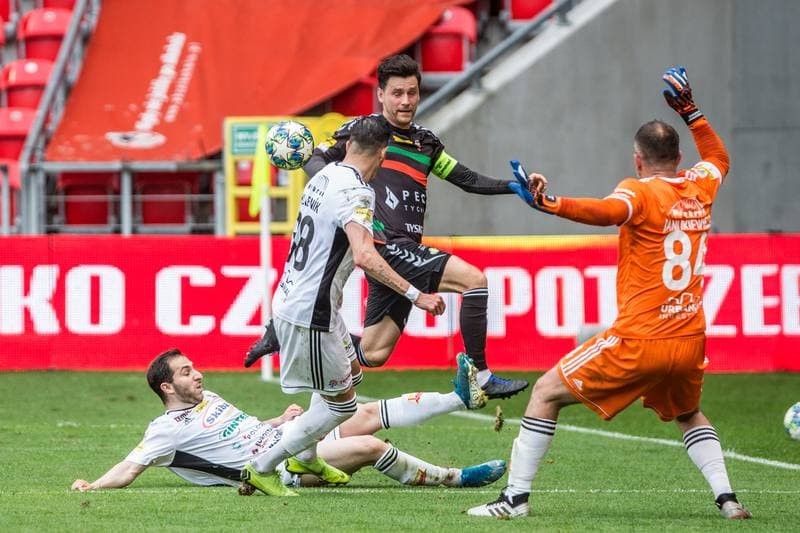 Football. Fortuna I Liga. GKS Tychy - Chojniczanka Chojnice. 07.06.2020