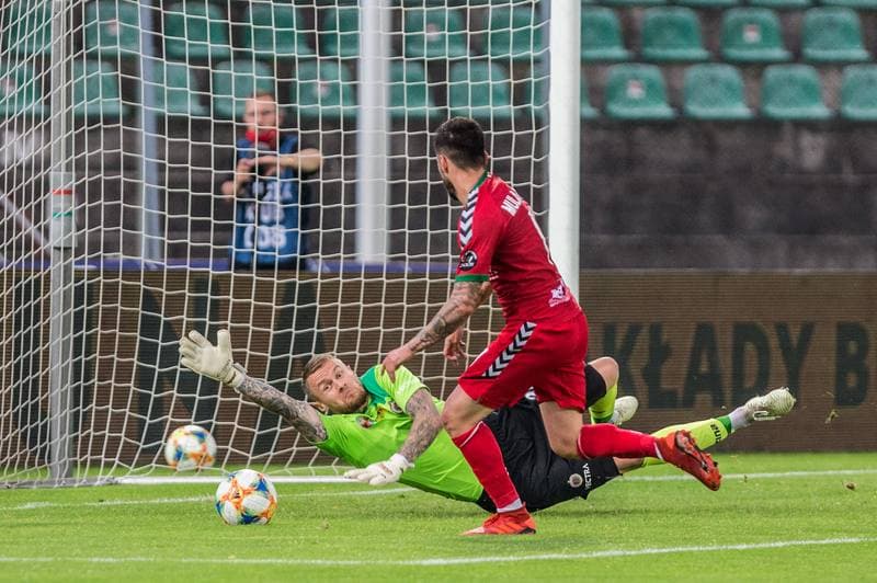 Football. Fortuna I Liga. Zaglebie Sosnowiec - Chrobry Glogow. 03.07.2020