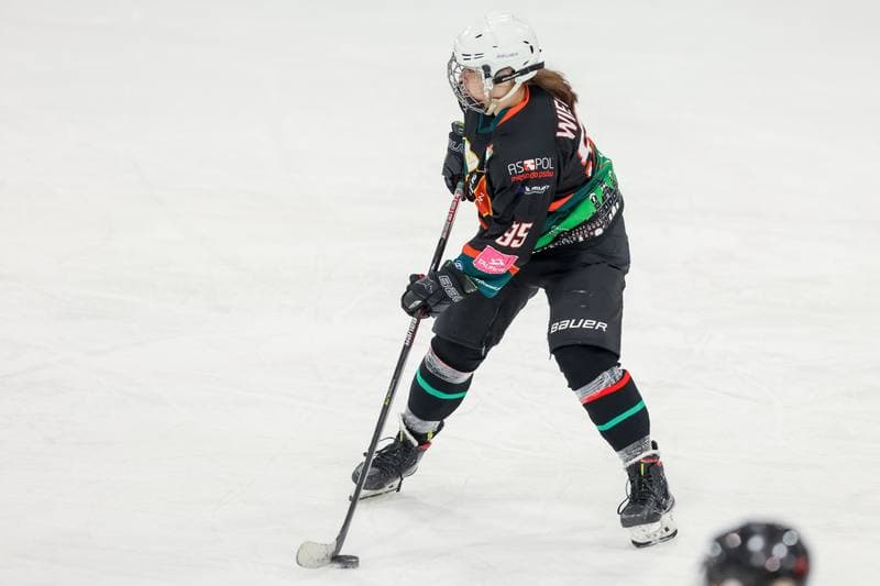 Ice Hockey. Tauron Liga Kobiet. Wiedzmy 71 Wroclaw - Kojotki Naprzod Janow. 03.12.2023