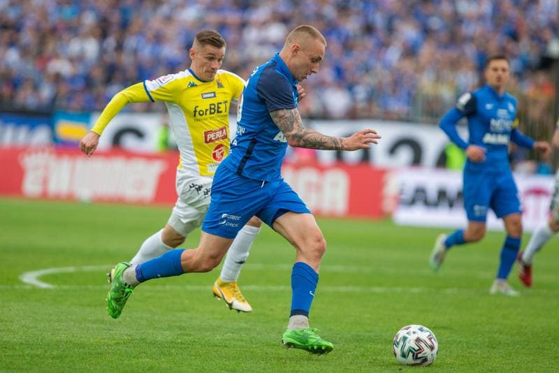 Football. Playoff Fortuna I Liga. Ruch Chorzow - Motor Lublin. 29.05.2022