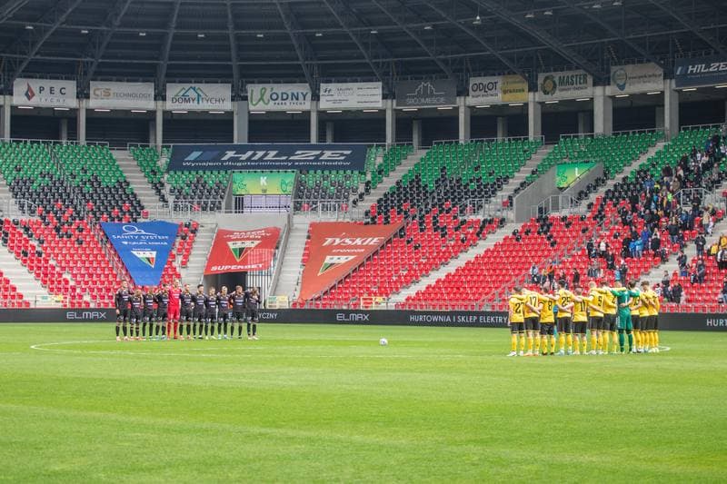 Football. Fortuna I Liga. GKS Tychy - GKS Katowice. 24.04.2022