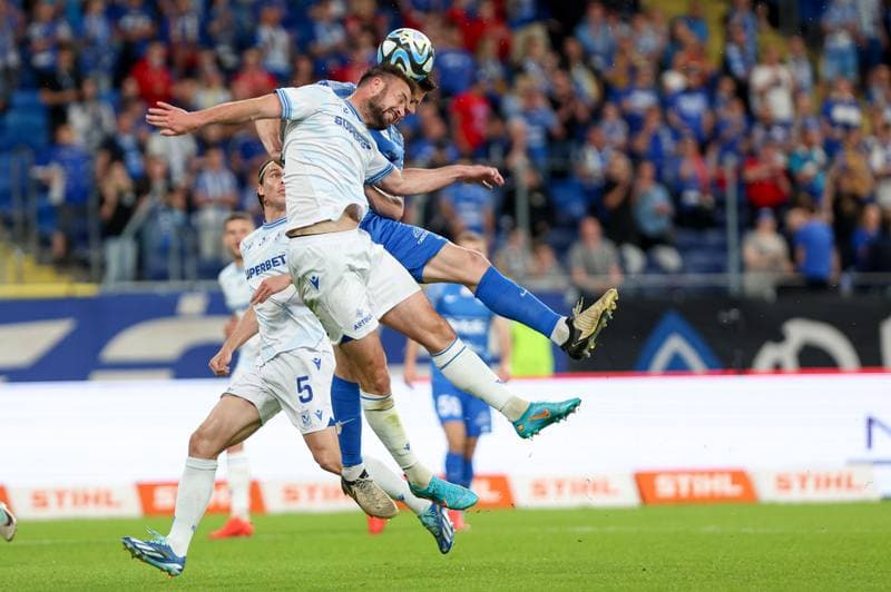 Football. PKO BP Ekstraklasa. Ruch Chorzow - Lech Poznan. 03.05.2024