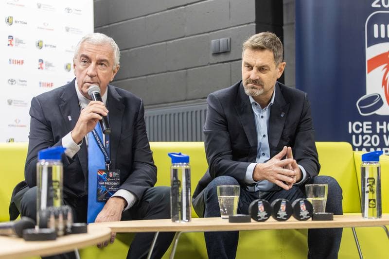 Ice Hockey. U20 World Championship Division 1B. Press Conference. 12.12.2022