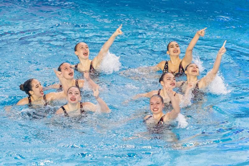 Artistic Swimming. European Games. Team Free Routine Combination. 23.06.2023