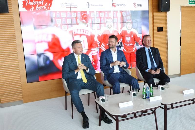 Ice Hockey. Polish Ice Hockey Federation. Press Conference. 24.08.2023