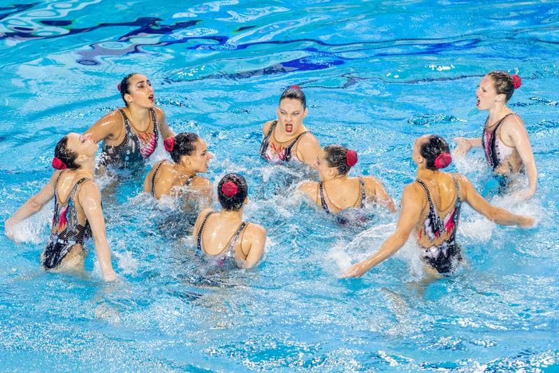 Artistic Swimming. European Games. Team Acrobatic Routine. 24.06.2023