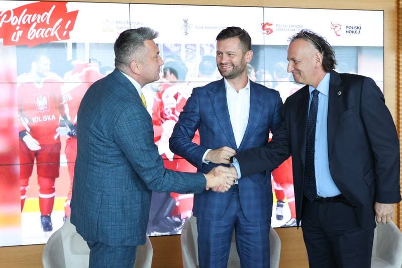 Ice Hockey. Polish Ice Hockey Federation. Press Conference. 24.08.2023