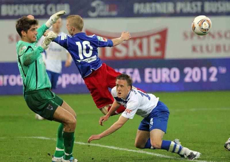 Football. I liga. Piast Gliwice - Flota Swinoujscie. 04.05.2012