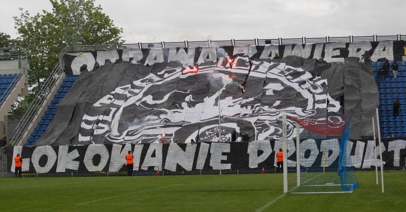 Football. I Liga. Stomil Olsztyn - GKS Katowice. 17.05.2015