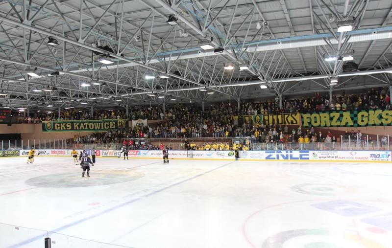 Ice Hockey. Polska Liga Hokeja na Lodzie. HC GKS Katowice - Ciarko PBS Bank KH Sanok. 07.09.2012
