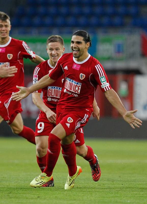 Football. T-Mobile Ekstraklasa. Piast Gliwice - Zawisza Bydgoszcz. 29.08.2014