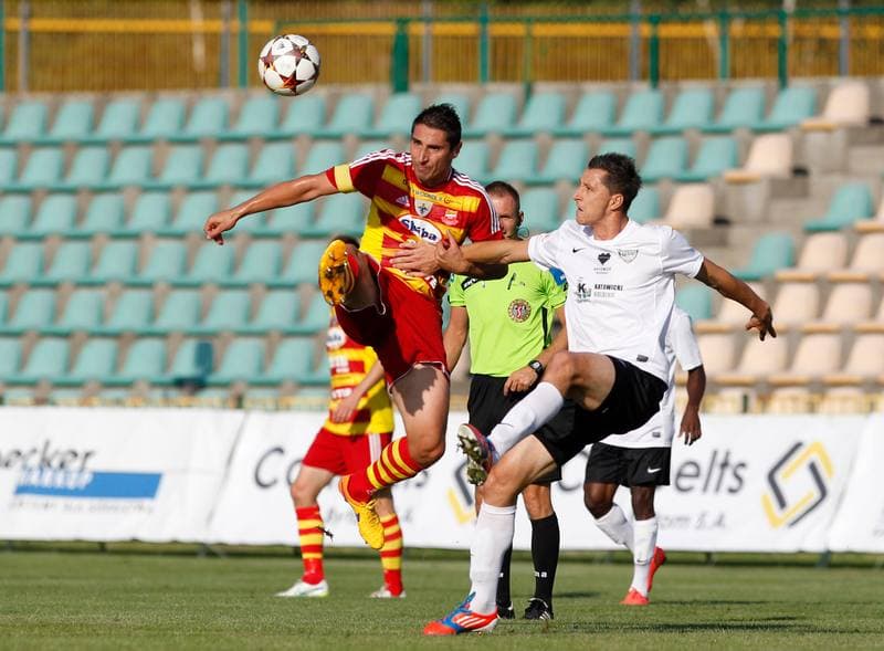 Football. Polish First League. Rozwoj Katowice - Chojniczanka Chojnice. 26.08.2015