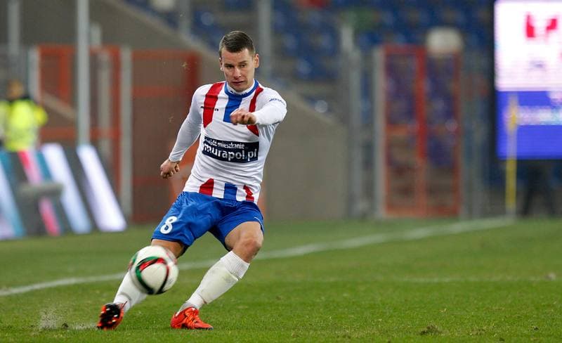 Football. PKO BP Ekstraklasa. Podbeskidzie Bielsko Biala - Zaglebie Lubin. 22.11.2015