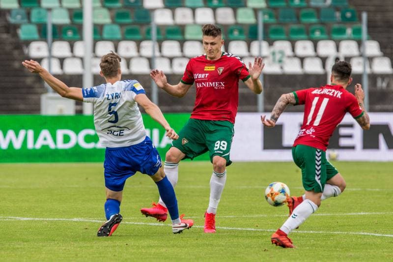 Football. Fortuna I Liga. Zaglebie Sosnowiec - Stal Mielec. 17.07.2020