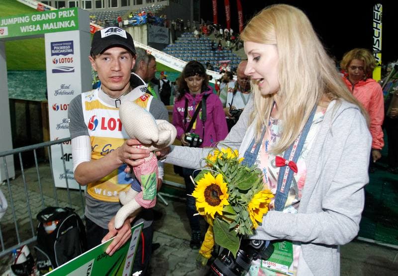 Ski Jumping. FIS Grand Prix. Dawid Kubacki - Piotr Zyla - Kamil Stoch - Maciej Kot. 25.07.2014
