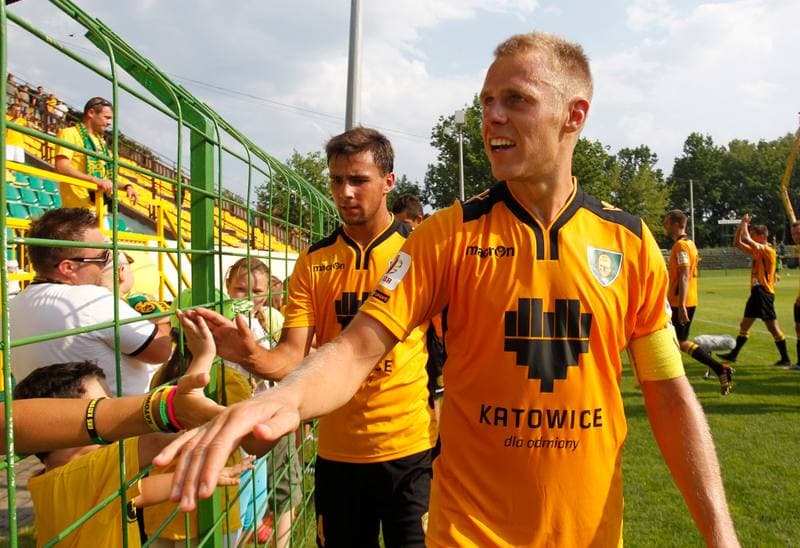 Football. I Liga. GKS Katowice - Widzew Lodz. 02.08.2014