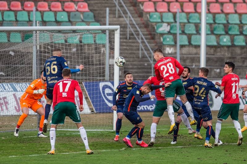Football. Fortuna I Liga. Zaglebie Sosnowiec - Odra Opole. 13.03.2021