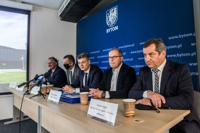 Ice Hockey. Polonia Bytom. Press Conference. 31.05.2021