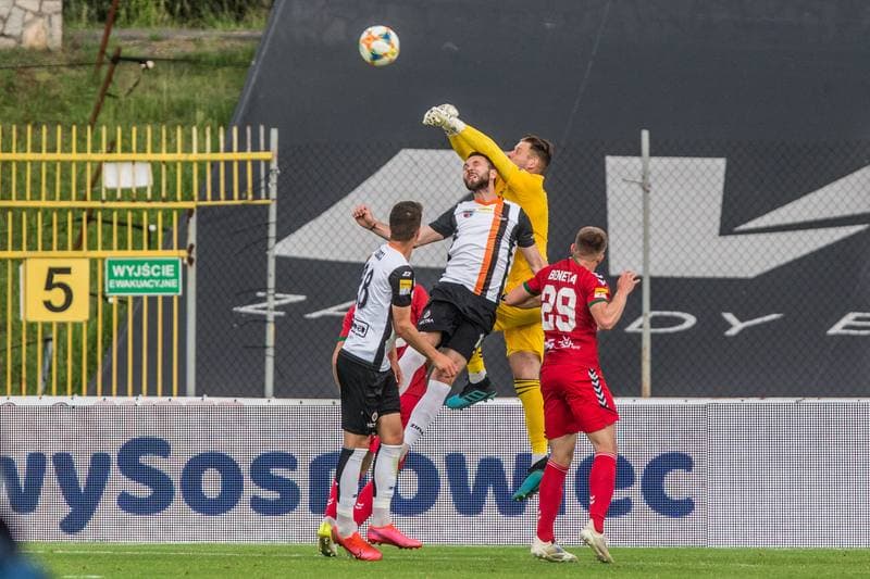Football. Fortuna I Liga. Zaglebie Sosnowiec - Chrobry Glogow. 03.07.2020