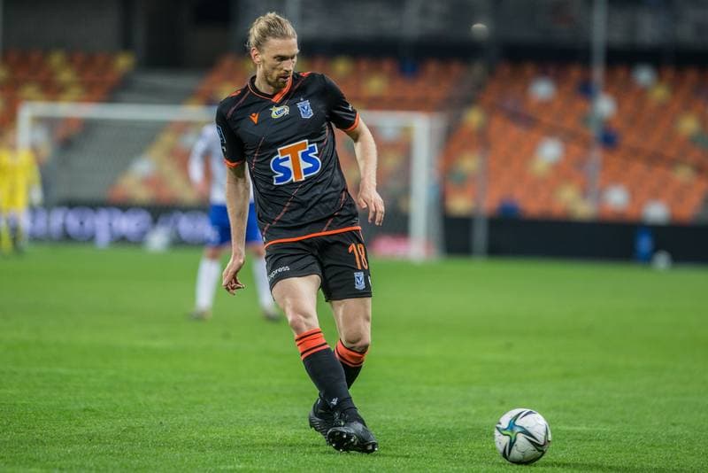 Football. PKO BP Ekstraklasa. Podbeskidzie Bielsko-Biala - Lech Poznan. 23.04.2021