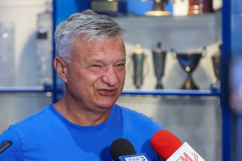 Football. Ruch Chorzow. Press Conference. 21.09.2023