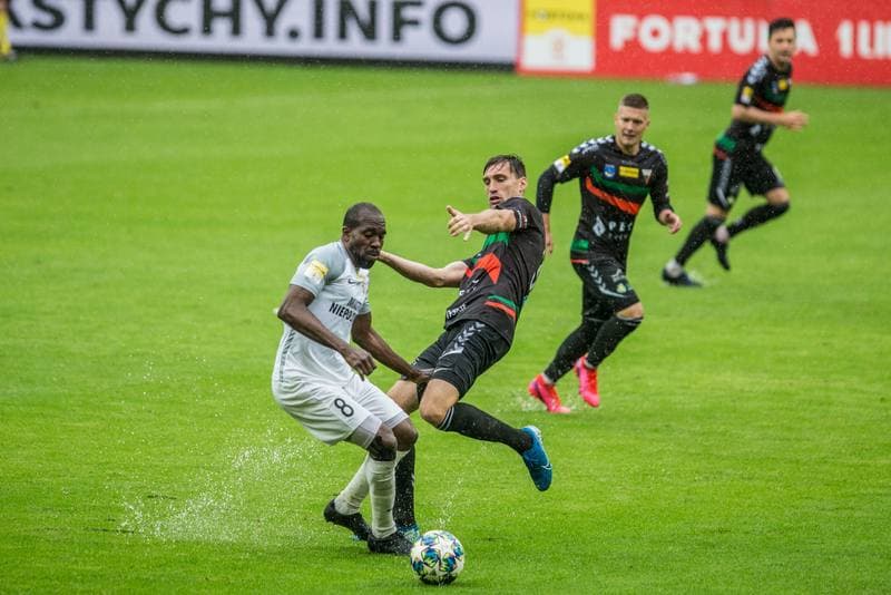 Football. Fortuna I Liga. GKS Tychy - Puszcza Niepolomice. 11.07.2020