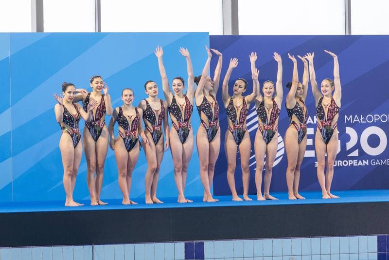 Artistic Swimming. European Games. Team Free Routine Combination. 23.06.2023