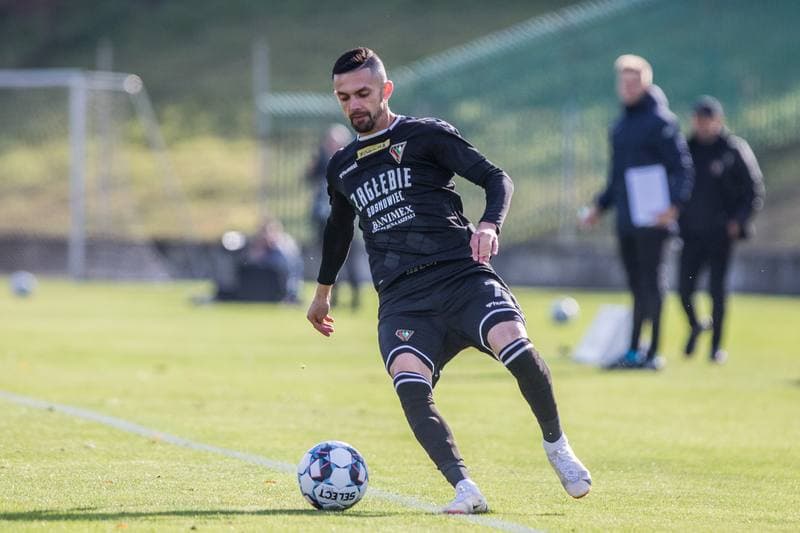 Football. Fortuna I Liga. Zaglebie Sosnowiec - Podbeskidzie Bielsko-Biala. 24.10.2021