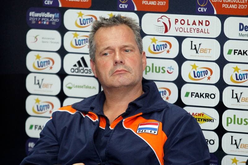 Volleyball. Netherlands. Press Conference. 24.08.2017