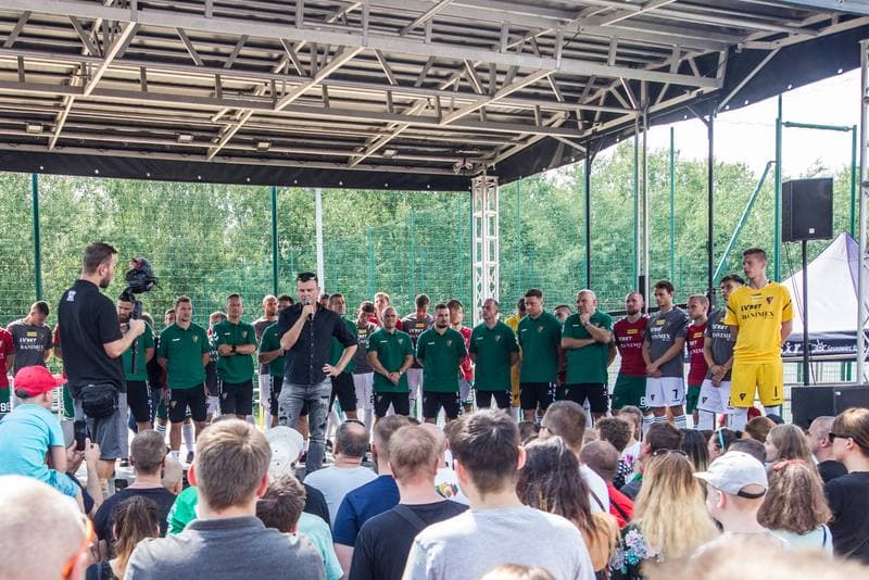Football. Zaglebie Sosnowiec. Team Presentation. 20.07.2019