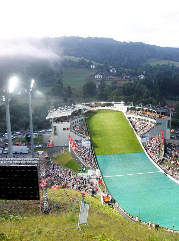 Ski Jumping. FIS Grand Prix. Dawid Kubacki - Piotr Zyla - Kamil Stoch - Maciej Kot. 25.07.2014