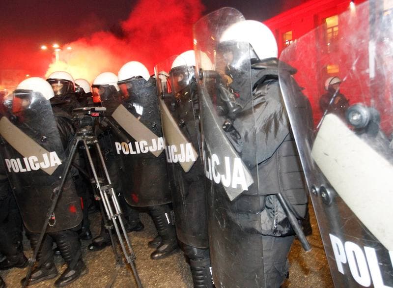 Manifestacja i Zadymia w Obronie Kopaln. Zabrze. 17.01.2015