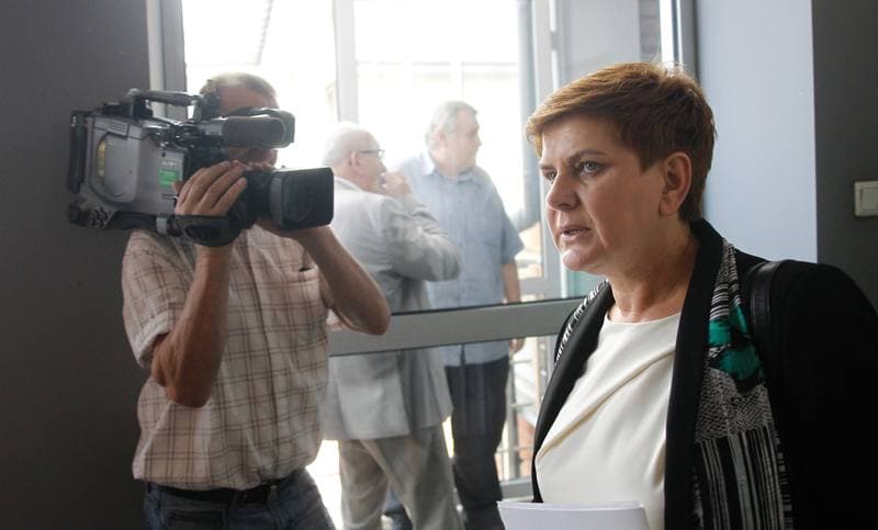 Beata Szydlo. Meeting with the Management of NSZZ Solidarnosc Slasko - Dabrowska. 20.07.2015