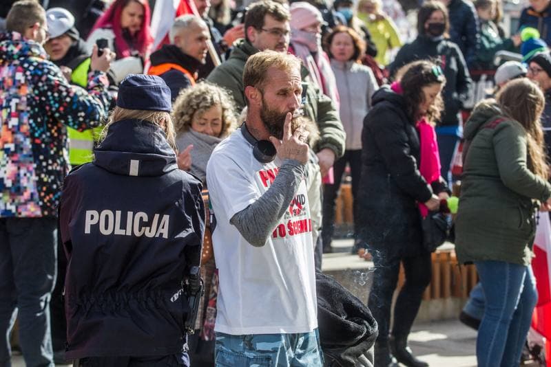 Events. March of Free People. Katowice. 06.03.2021