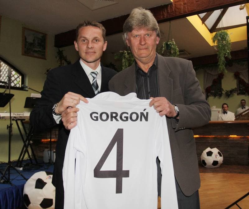 Football. Gornik Zabrze. Press Conference. 23.04.2010