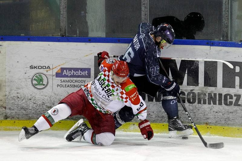 Ice Hockey. Polska Hokej Liga. Zaglebie Sosnowiec - MH Automatyka Gdansk. 02.10.2018