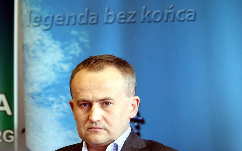 Football. Ruch Chorzow. Press Conference. 26.04.2011