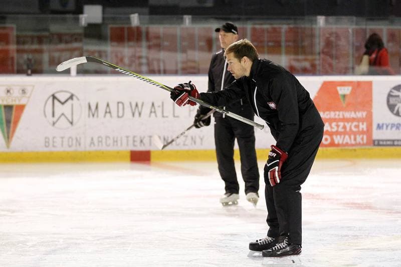 Ice Hockey. Poland national team. Training. 30.09.2018