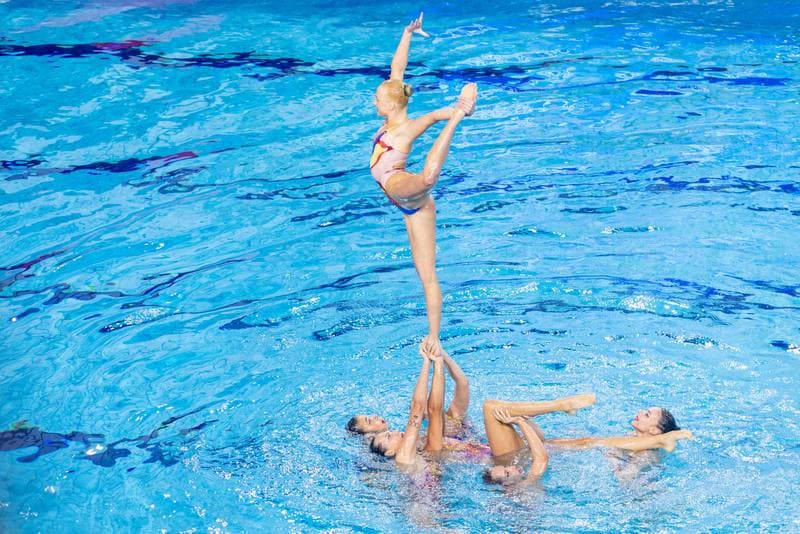Artistic Swimming. European Games. Team Acrobatic Routine. 24.06.2023