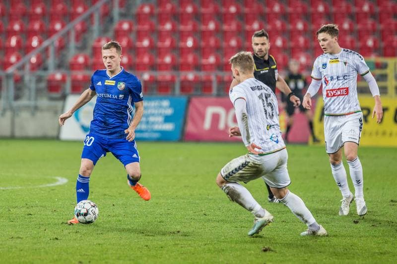 Football. Fortuna I Liga. GKS Tychy - Miedz Legnica. 21.11.2020